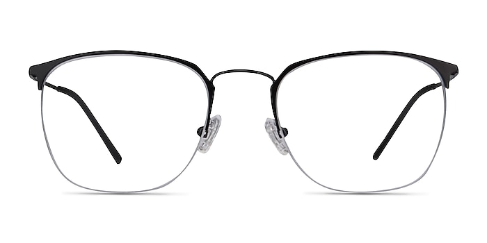 城市黑色金属眼镜框从EyeBuyDirect