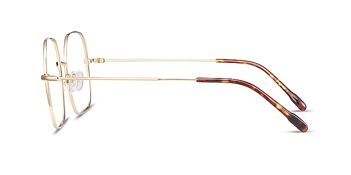 移动黄金金属眼镜架从EyeBuyDirect