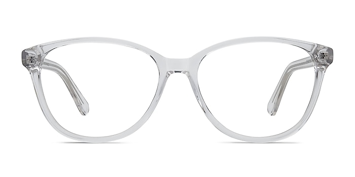 赫本透明醋酸眼镜框架从EyeBuyDirect