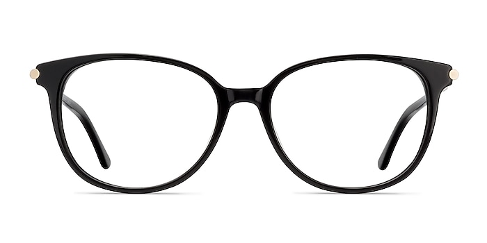 茉莉黑醋酸眼镜框从EyeBuyDirect