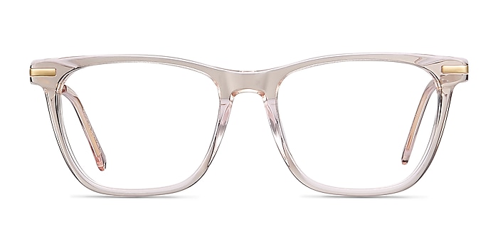 塞巴斯蒂安玫瑰金醋酸金属眼镜框从EyeBuyDirect
