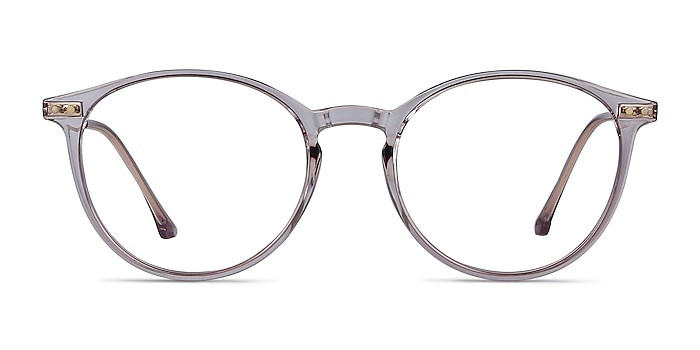Amity Clear Purple Plastic-metal Eyeglass Frames from EyeBuyDirect