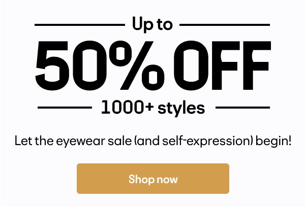 UP to 50 PERCENT OFF