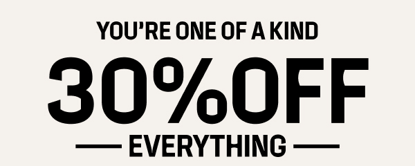 30 percent off everything