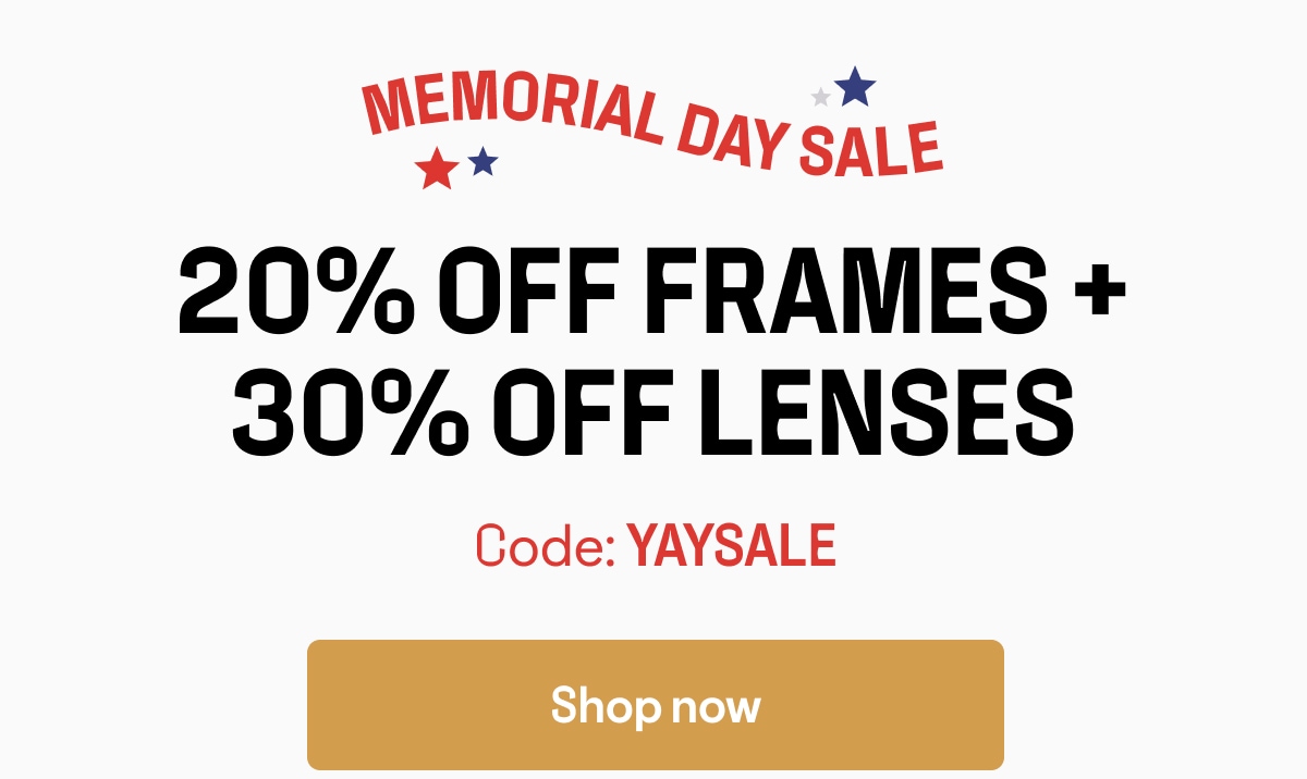 MEMORIAL DAY SALE