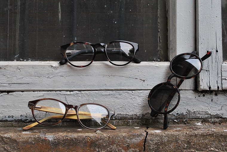 wooden frames, wood glasses, glasses