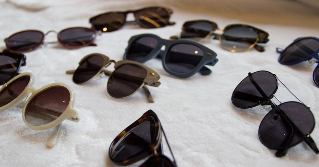 Brown shades glasses best sale