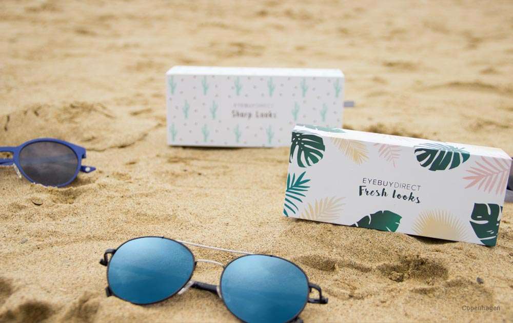 blue mirror sunglasses - beach - sunglasses