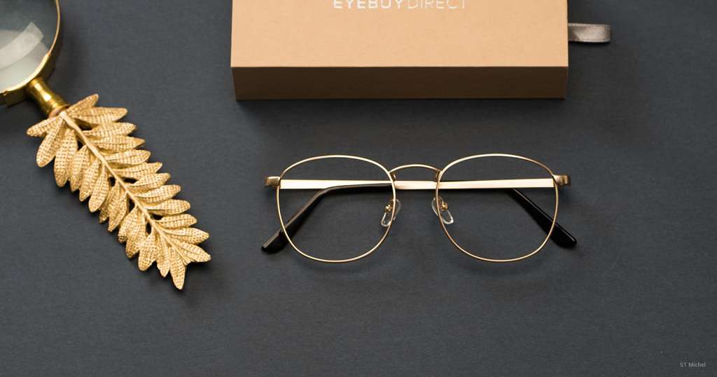 gold antique glasses - eyebuydirect