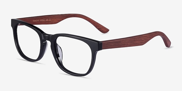 A pair of acetate eco-friendly glasses frames