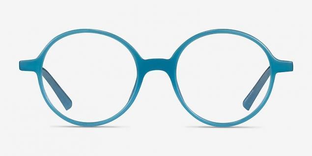 Round turquoise glasses frames for kids