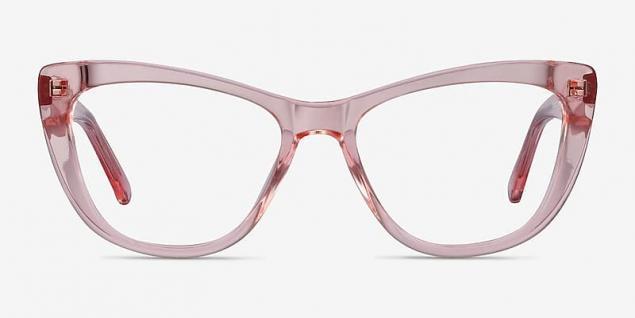 Pink cat eye glasses frames for kids