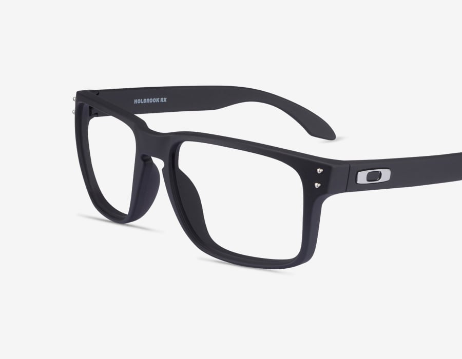 A pair of Oakley frames without lenses