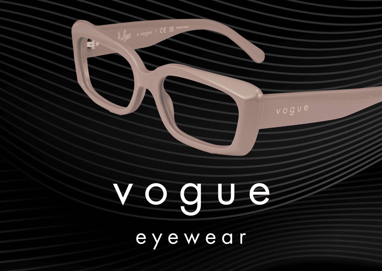 Des lunettes élégantes signées Vogue Eyewear.