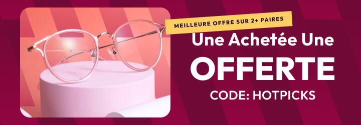 UNE ACHETÉE UNE OFFERTE