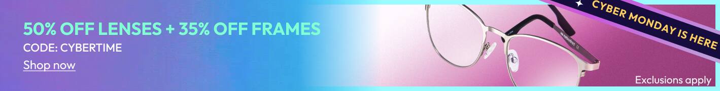 50% Off Lenses + 35% Off Frames