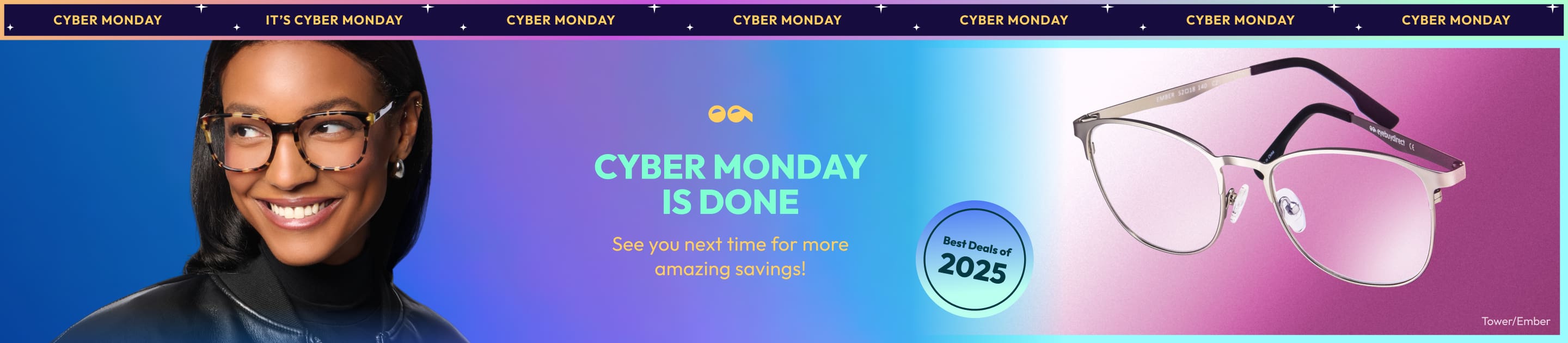 CYBER MONDAY IS DONE