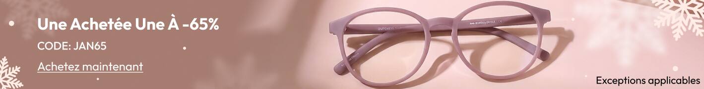Une Achetée Une À -65% CODE: JAN65