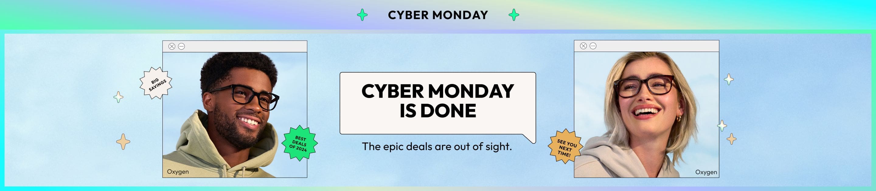 CYBER MONDAY IS DONE