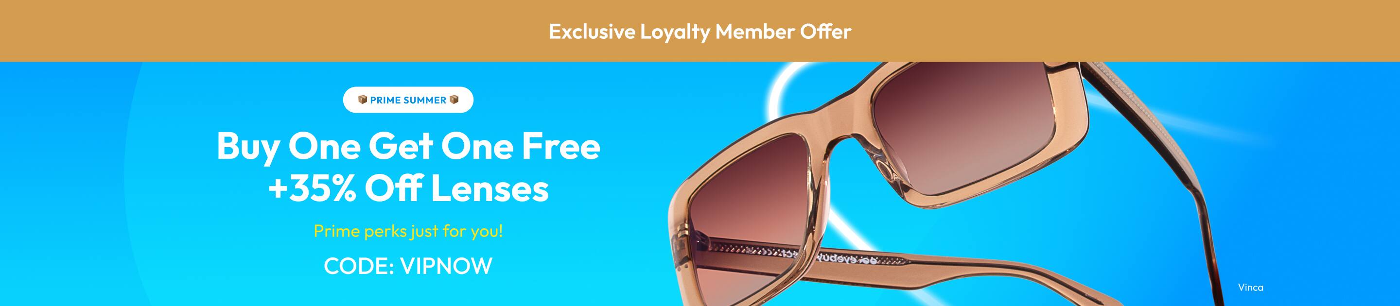 BOGO+35% Off Lenses
