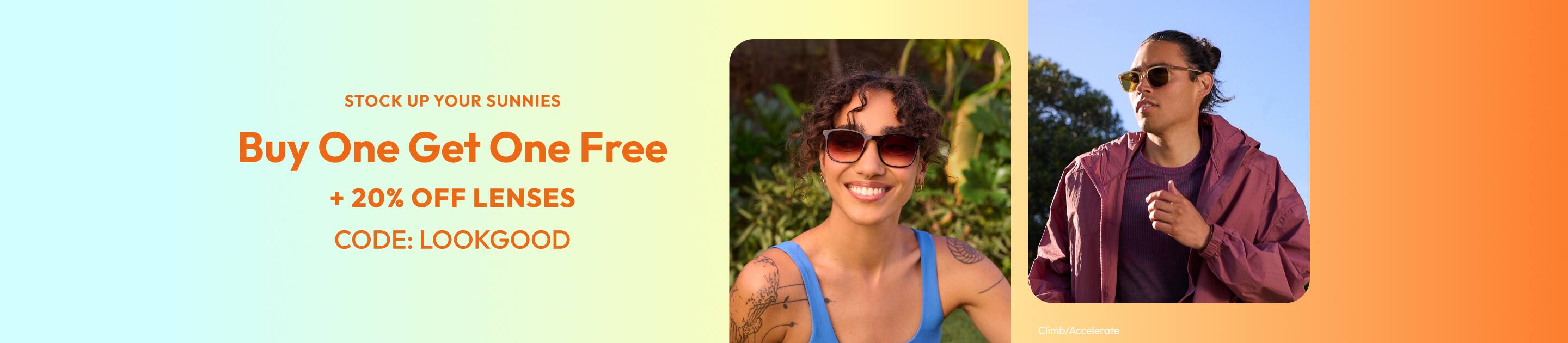 BOGO+20% Lenses
