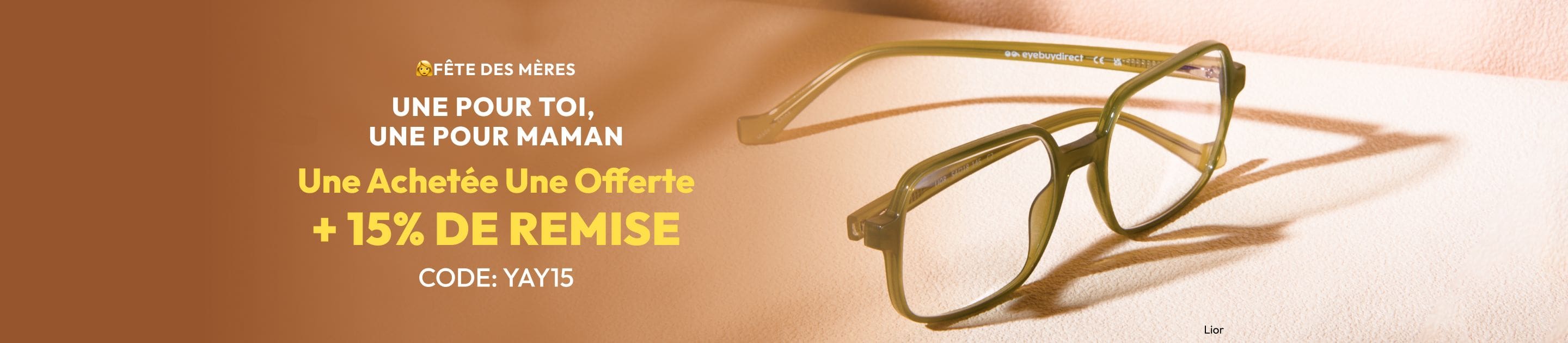 Buy One Get One Free + 15% Off Lenses