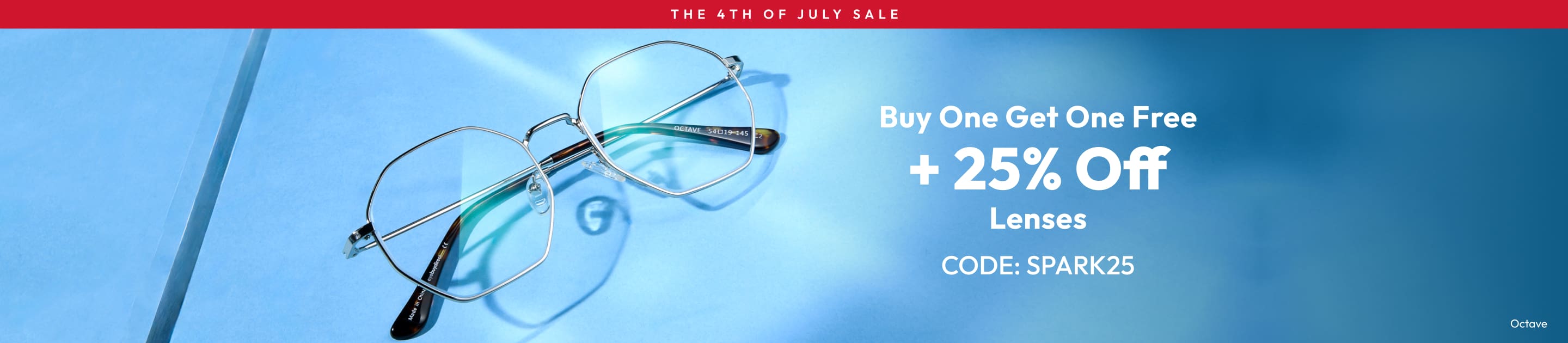 Buy One Get One + 25% OFF Lenses