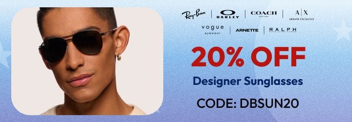 20% Off Designer Sunglasses