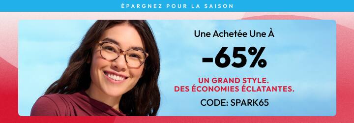 Buy One Get One 65% Off