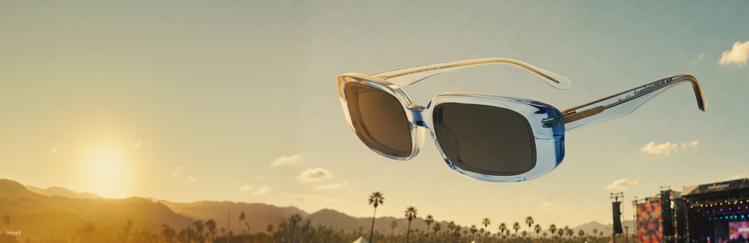 Iconic eyewear with mainstage energy.
