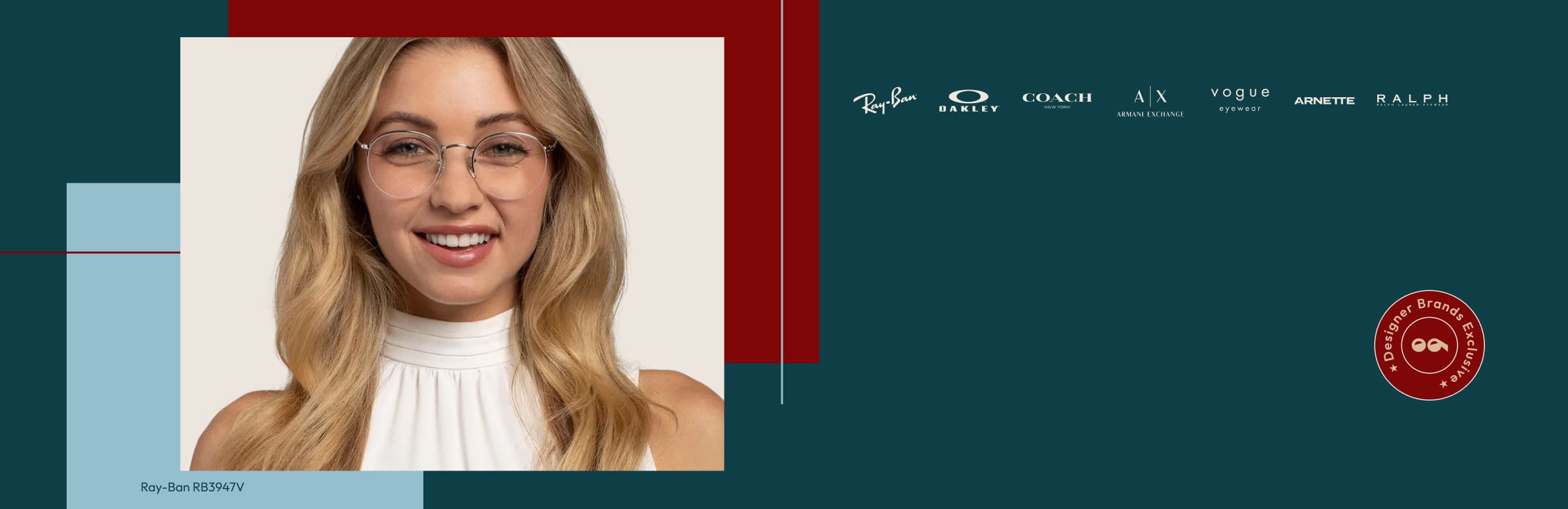 50% Off Lenses + 25% Off Eyeglasses & 20% Off Sunglasses