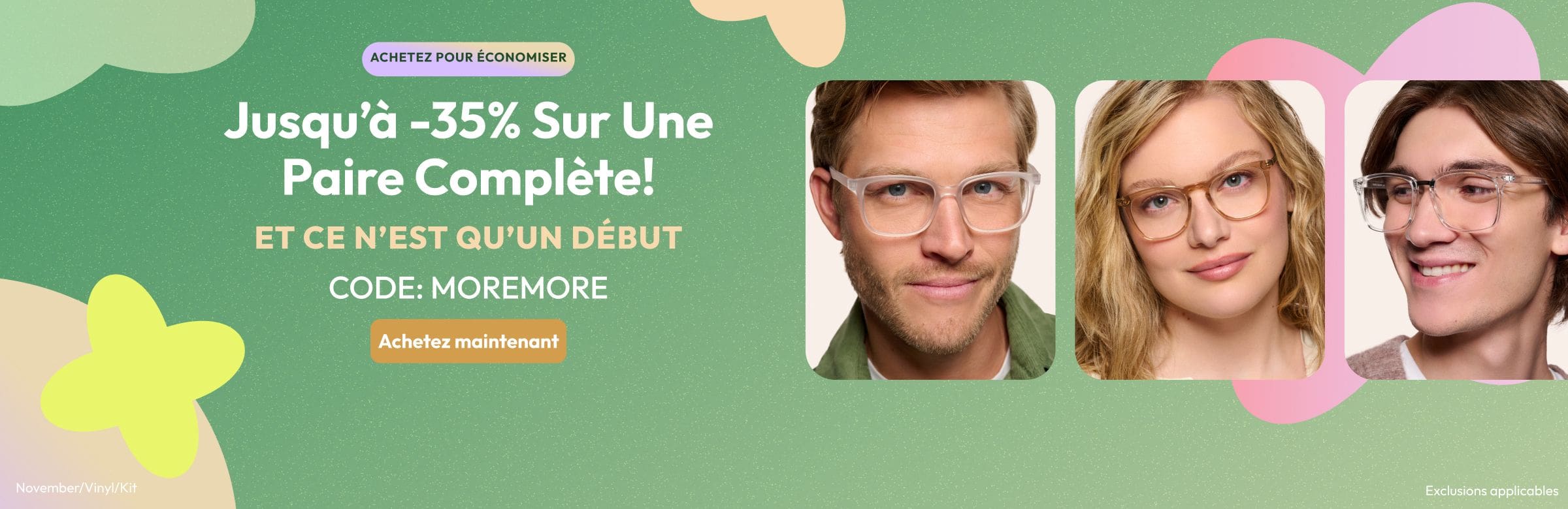 Jusqu’à -35% Sur Une Paire Complète!