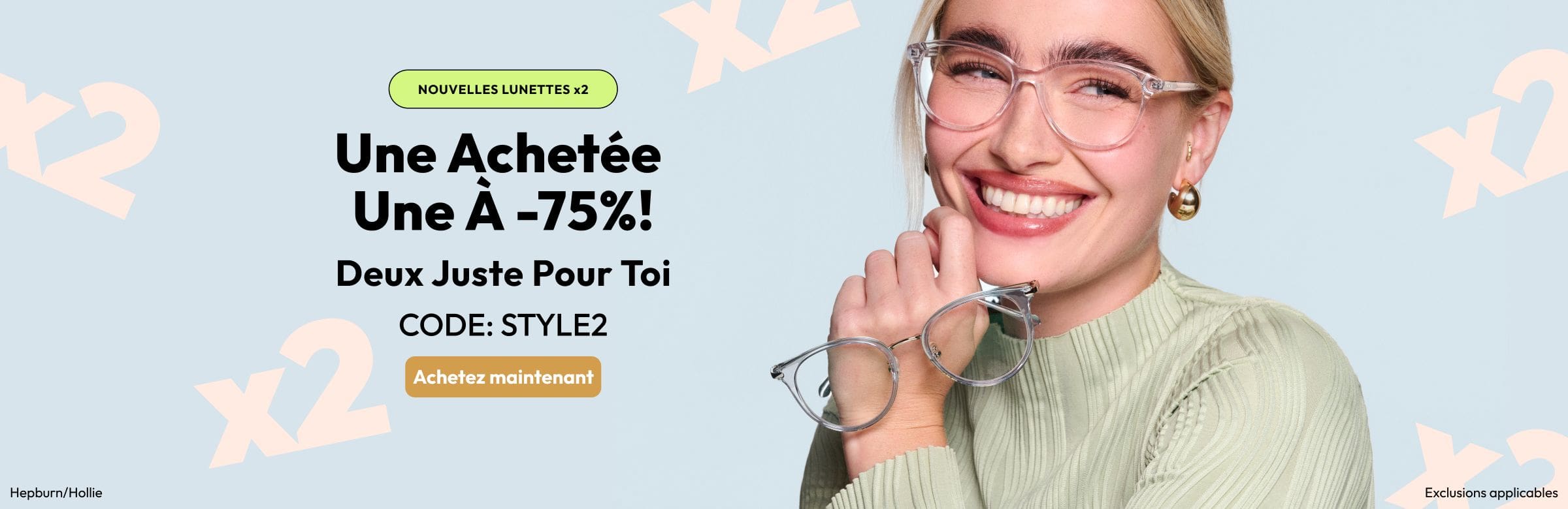 Une Achetée Une À -75%!