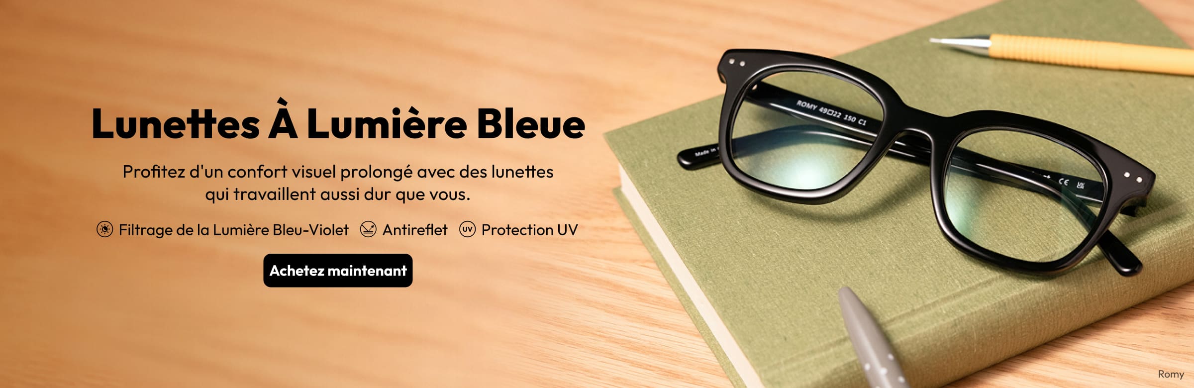 Lunettes À Lumière Bleue