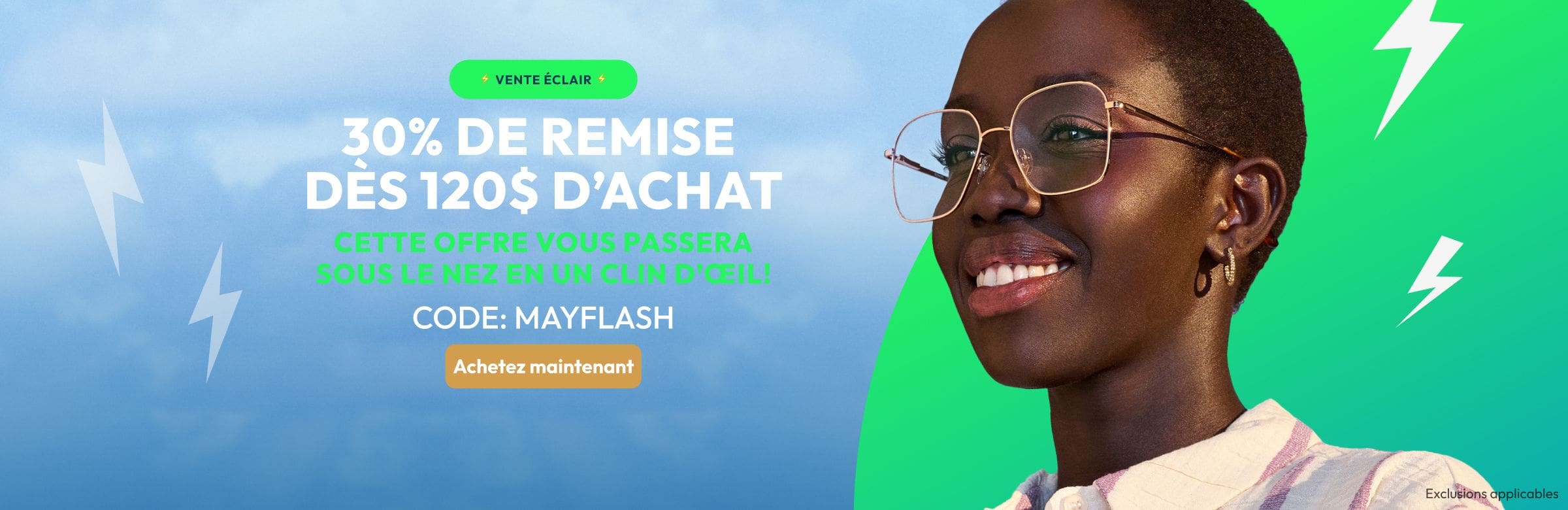 30% DE REMISE DÈS 120$ D’ACHAT