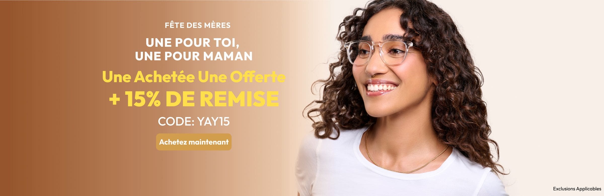 Une Achetée Une Offerte + 15% De Remise