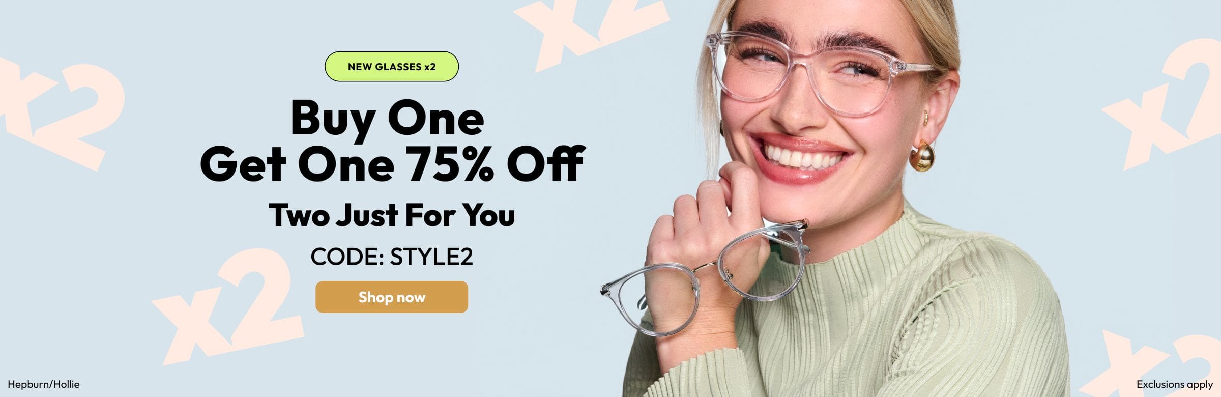 Buy One Get One 75% Off