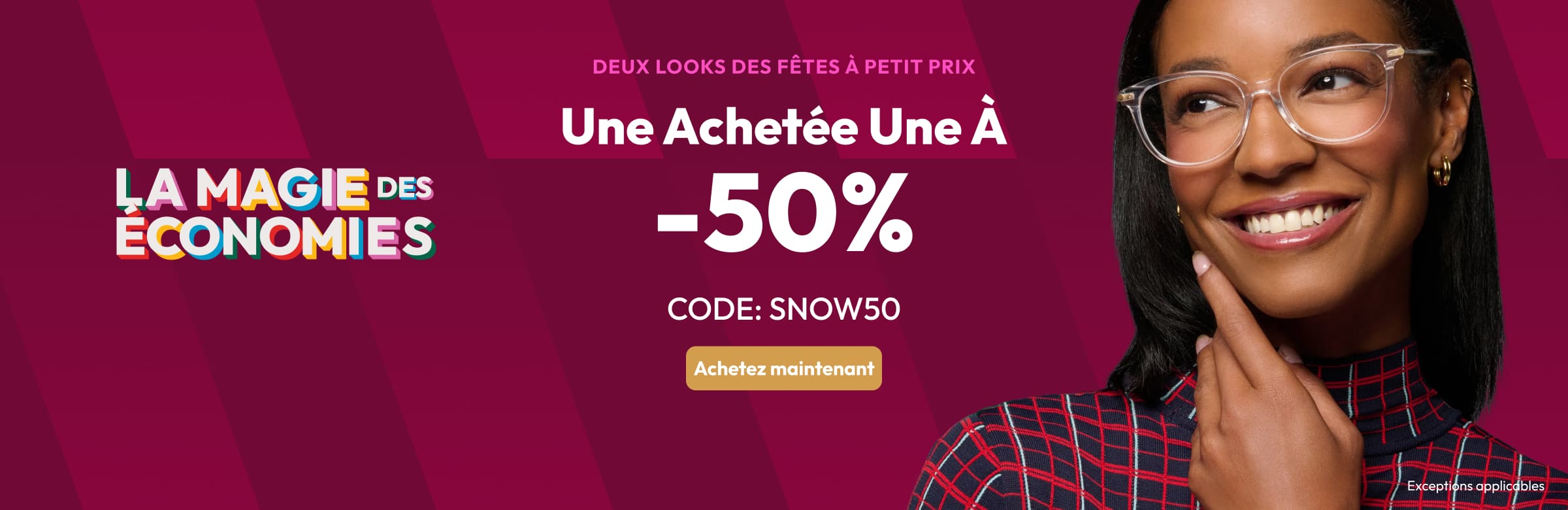 Buy One Get One 50% OFF