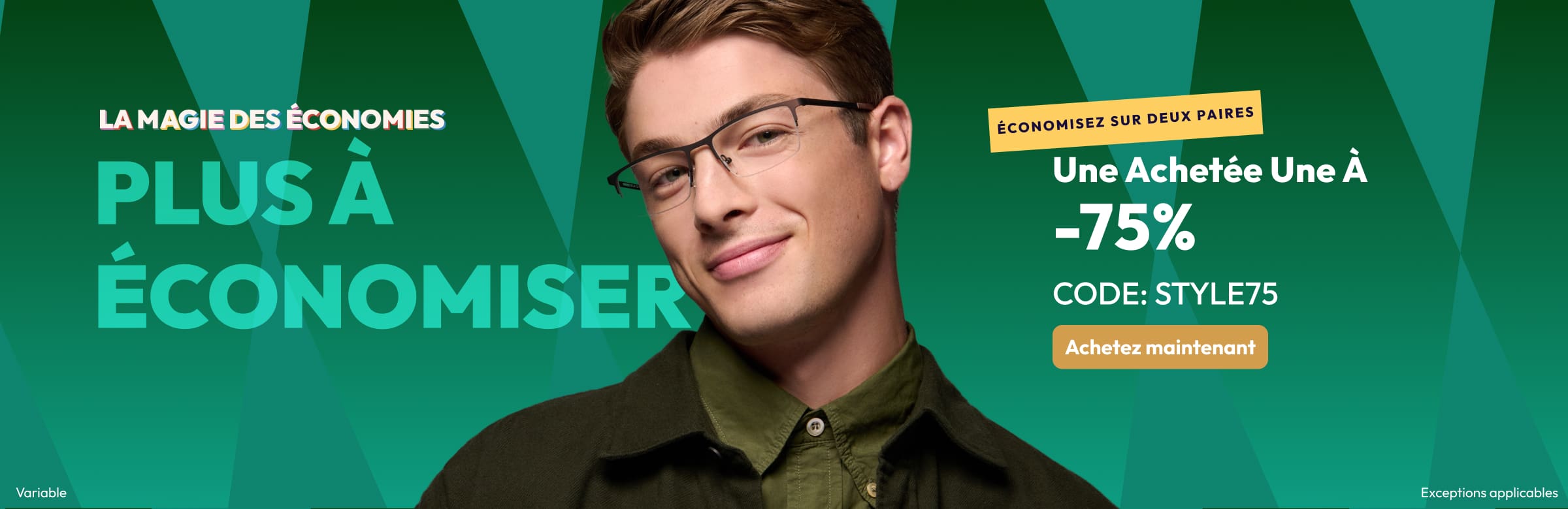 Buy One Get One 75% Off