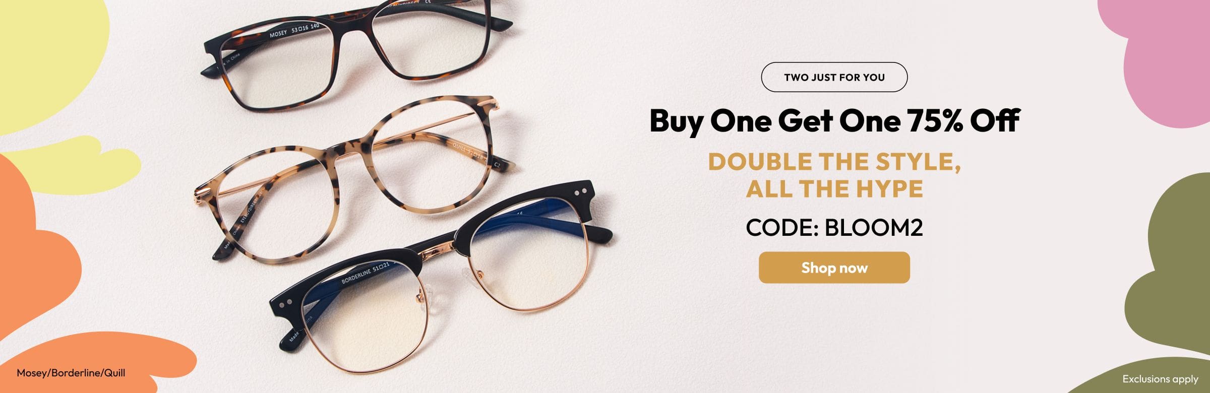 Buy One Get One 75% Off!