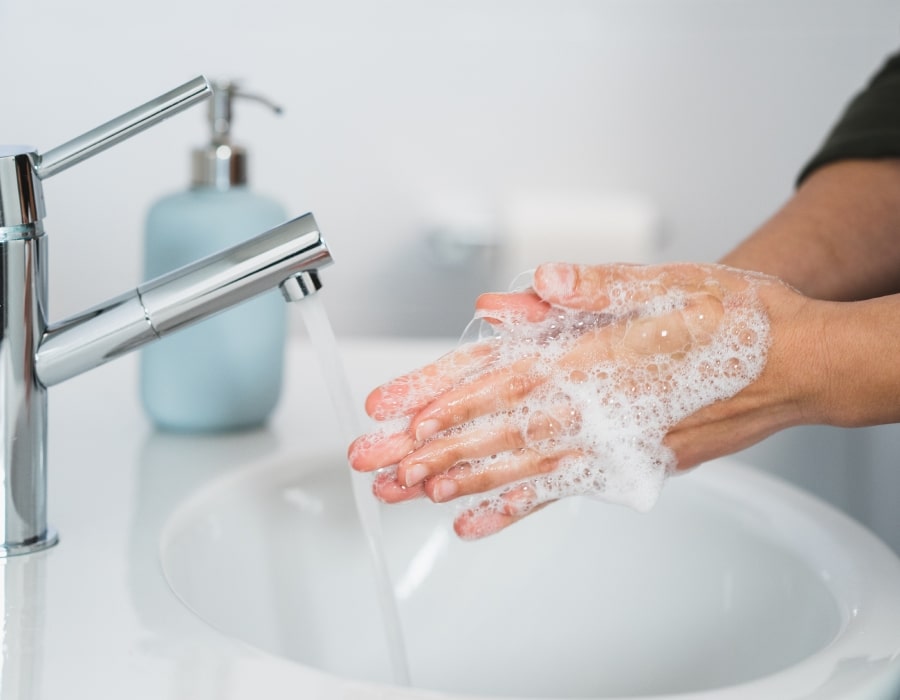 An image of someone washing their hands