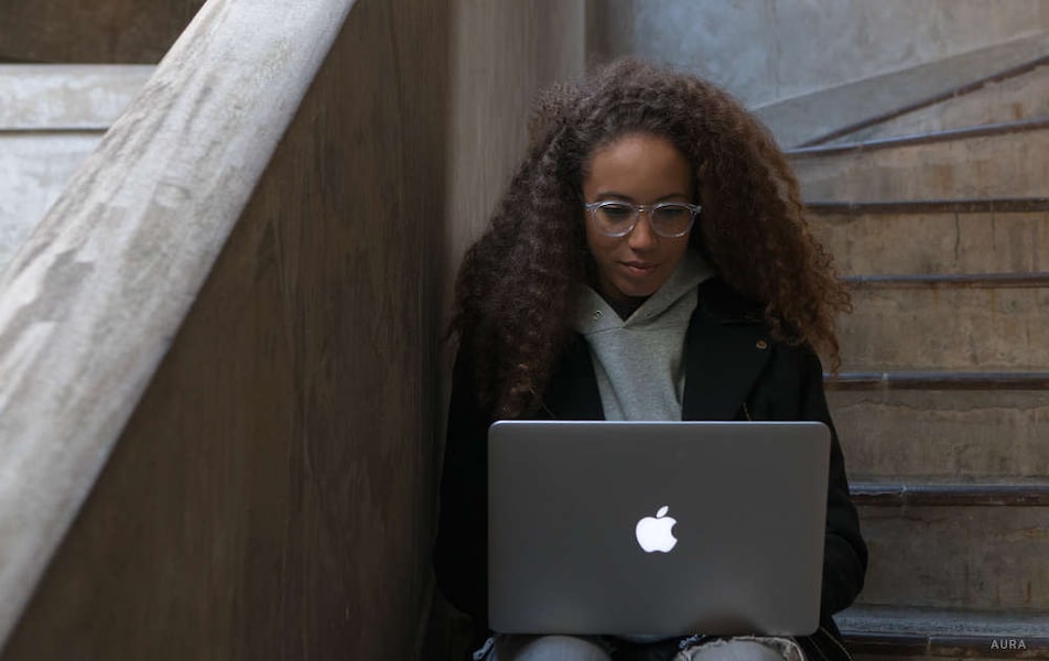 reading glasses for computer use - female