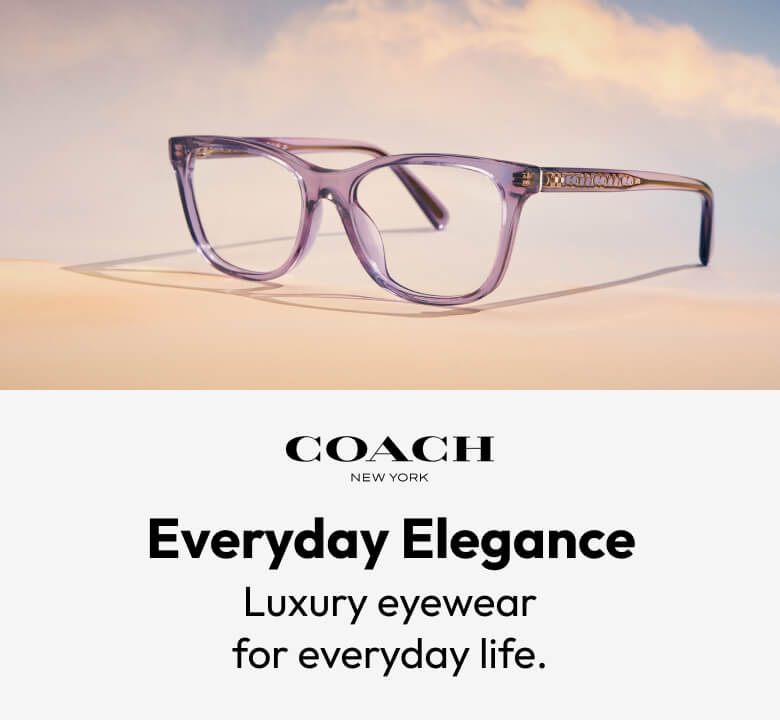 Coach HC6270U - Cat Eye Milky Cherry Frame Glasses For Women