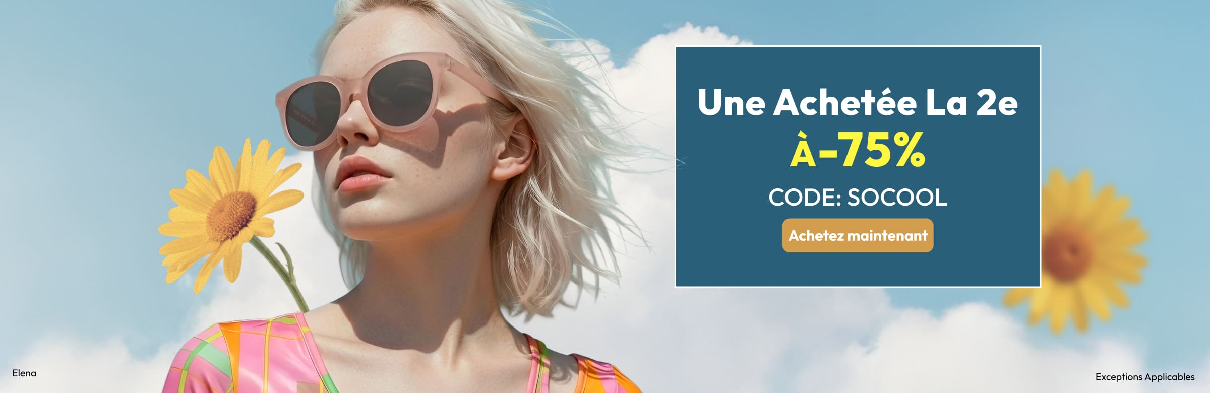 Une Achetée La 2e À-75%