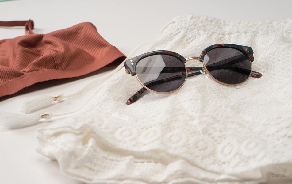 history of sunglasses- black