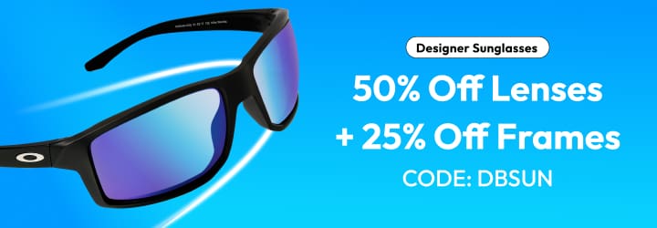 50% Off Lenses+ 25% Off Frames
