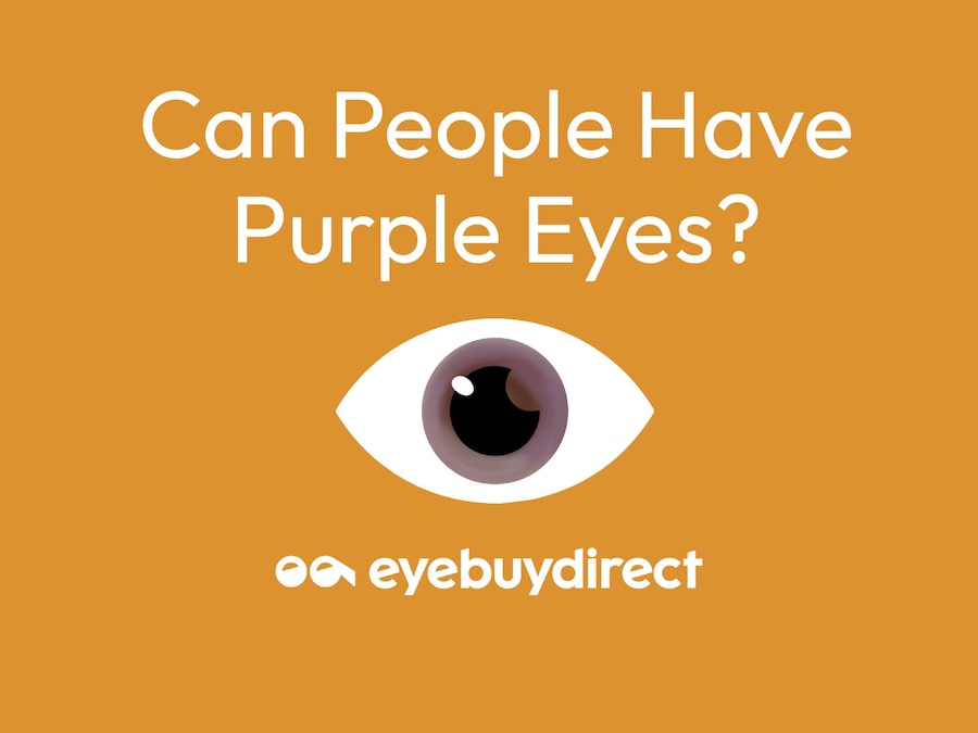 An image showing an example of a purple eye