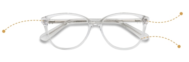 Glasses for diamond faces