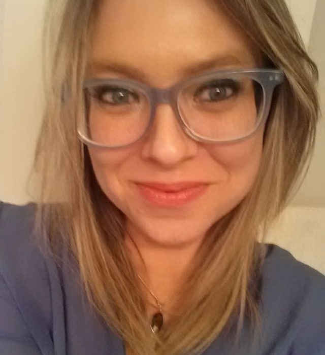 Clear/Blue-Rectangle-Eyeglasses for Women