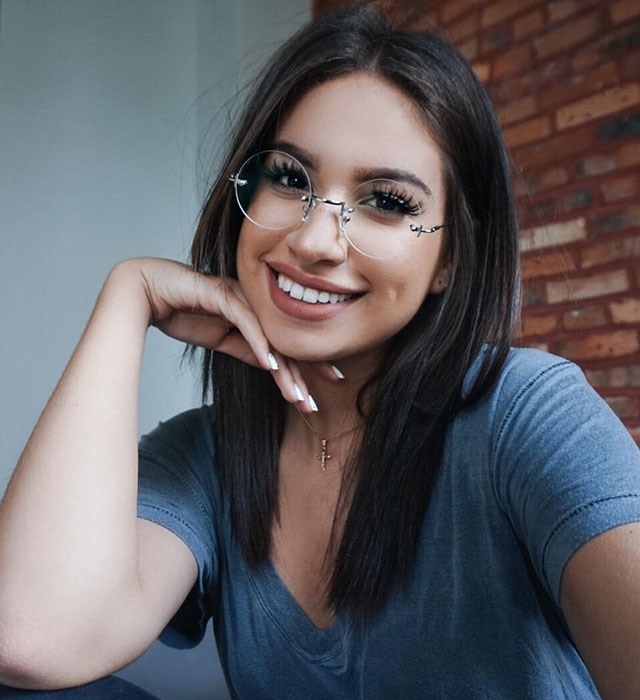 Golden-Round-Eyeglasses for Women